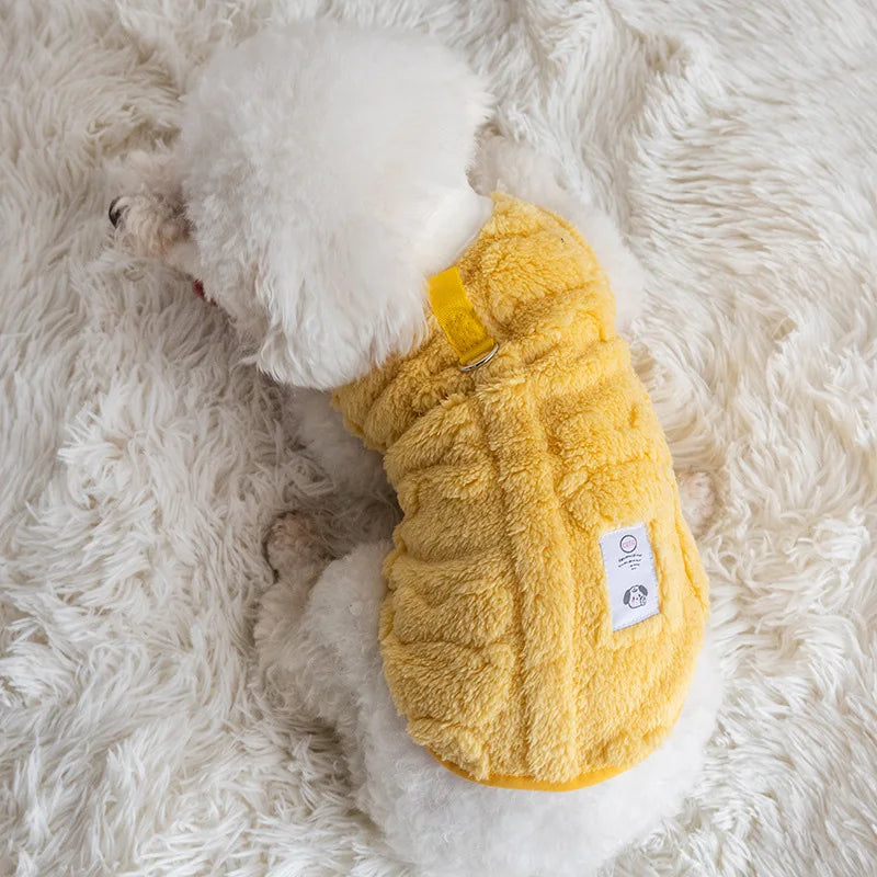 Pet Autumn and Winter Fleece Clothes Dog Cat Warm Coat Small Dogs Clothing Chihuahua Costumes