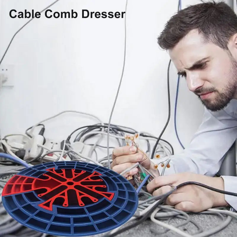 Cable Management Comb Tool Dresser Bundler Organizing Tool Portable Wire Comb Perfect For Cable Management