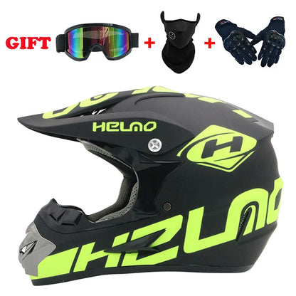 Kirim 3 Buah Hadiah Helm Sepeda Motor Helm Off-Road Sepeda Downhill AM DH Cross Helm Capacete Motocross Casco helmet motorcycle