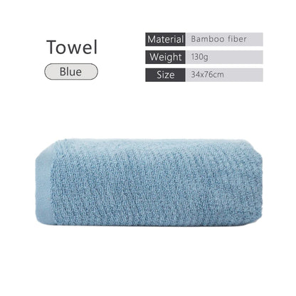 Bamboo Fiber Towels Sets Home Bath Towels for Adults Face Towel Thick Absorbent Luxury Bathroom Towels Hand Towels Quick Drying