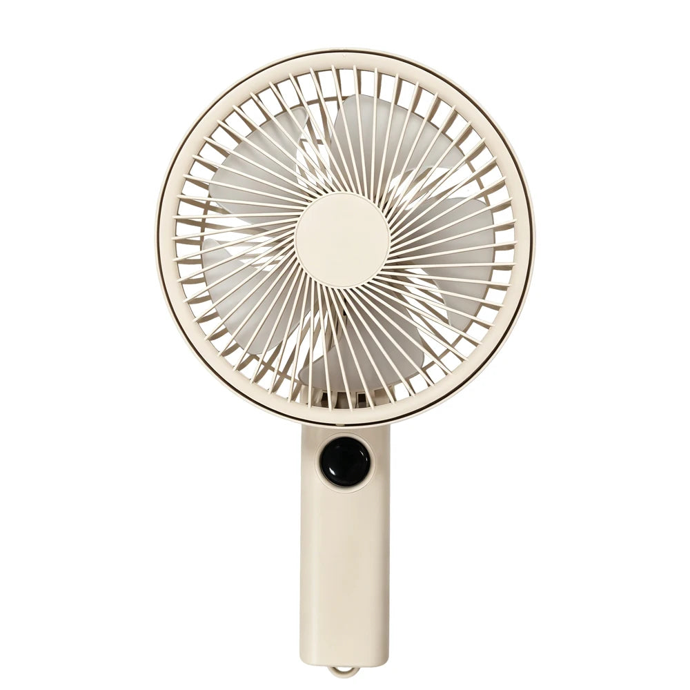 Portable Handheld Fan 3600mAh Rechargeable Folding Desktop Fan 199 Speed Strong Wind Outdoor Camping Hand Fan for Home Travel