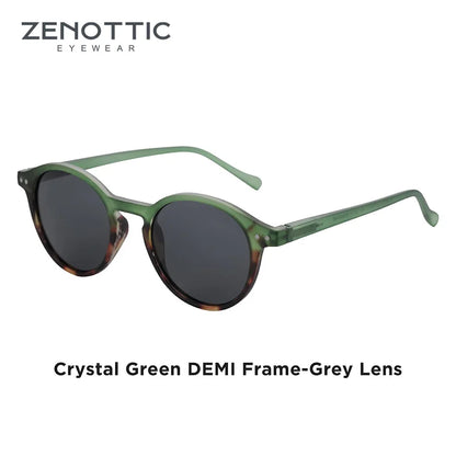 ZENOTTIC Retro Polarized Sunglasses 2026 2025 Men Women Vintage Small Round Frame Sun Glasses Polarized Lens UV400 Goggles Shade