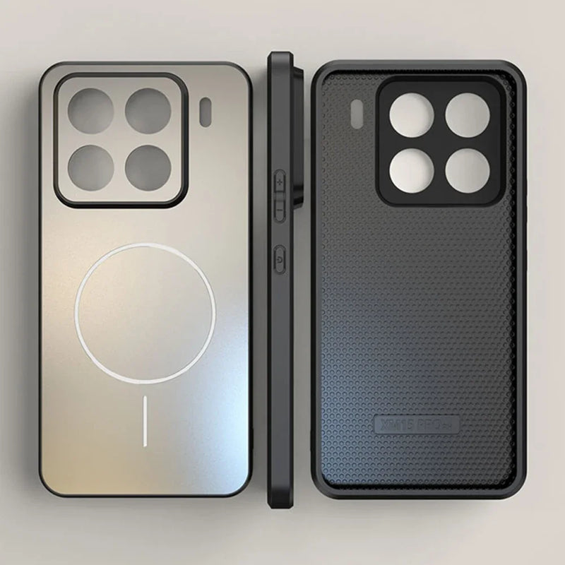 Luxury Magnetic Wireless Charging Case For XiaoMI 17 17Pro Max 15 15T 14T 14 POCO F7 F8 Pro Ultra Anti-Shock Protect Matte Cover
