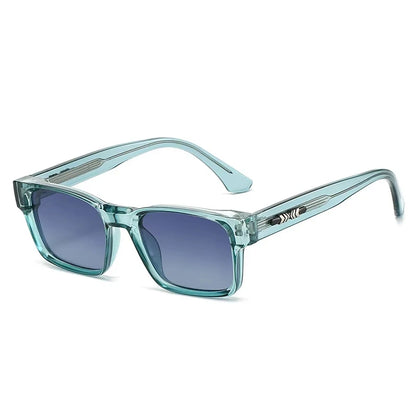 Retro Square Sunglasses. Simple And Minimalist Thick-frame Design. Uv Protection. Suitable For Both Men And Women. Style 9017.