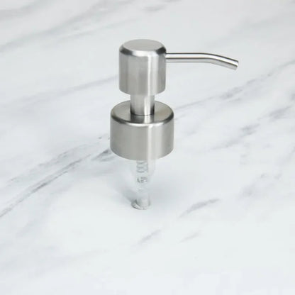 Hand Liquid Soap Pump Dispenser Nozzle for Bathroom Kitchen Stainless Steel Foam Sink Liquid Soap Nozzle Bathroom Accessories