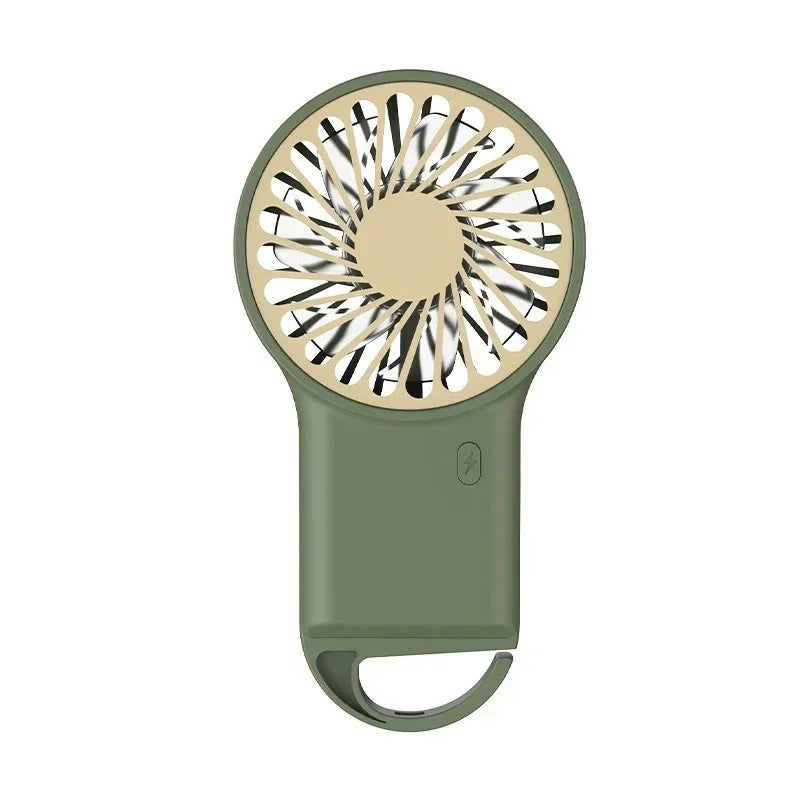 Portable Foldable Mini Fan USB Handheld Desktop Cooling Fan 3-Speed Quiet Personal Fan for Outdoor Travel Camping Dorm Room use