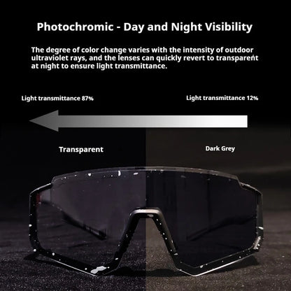 Cycling Sunglasses for Men and Women Protective Sports Glasses for Road/mountain Biking, Night Cycling and Outdoor Activities
