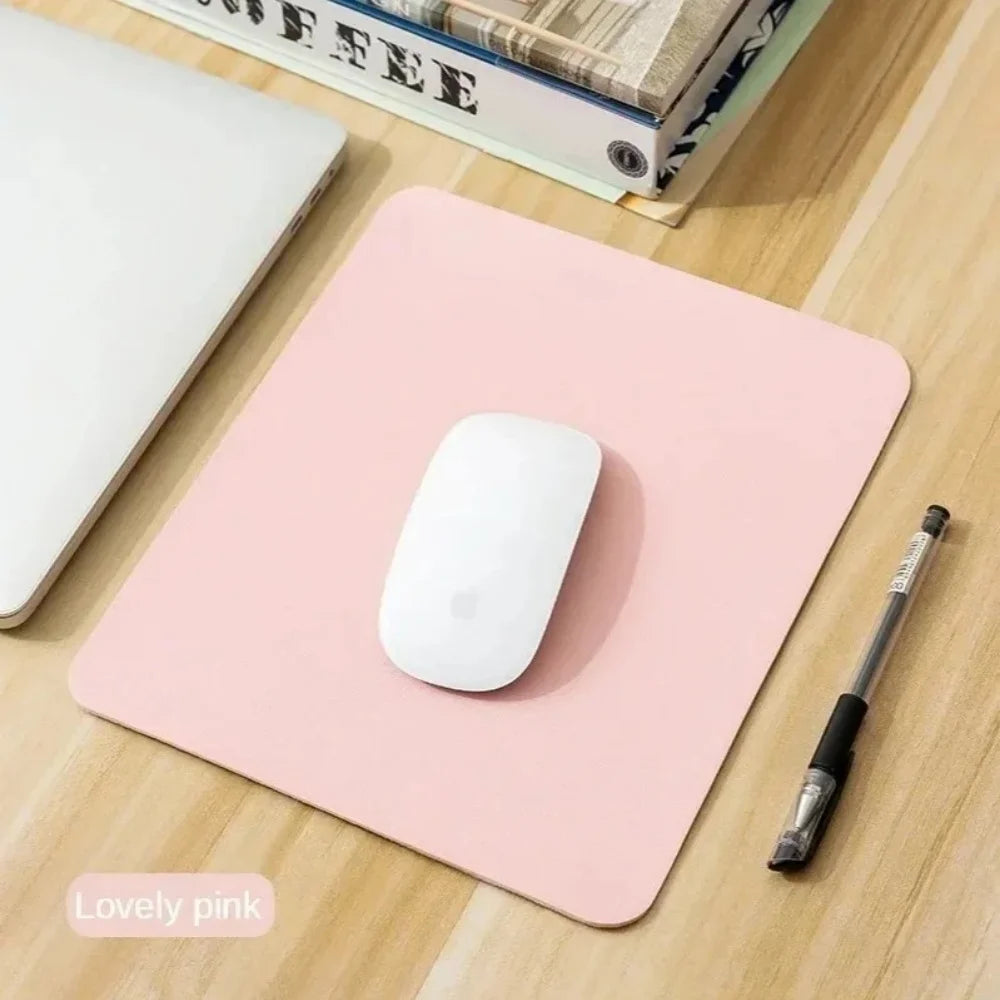 Premium PU Mouse Pad Waterproof Non-Slip Gaming Desktop Leather Mouse Pad Anti-Scratch Easy To Clean Mat For PC Laptop Desktop