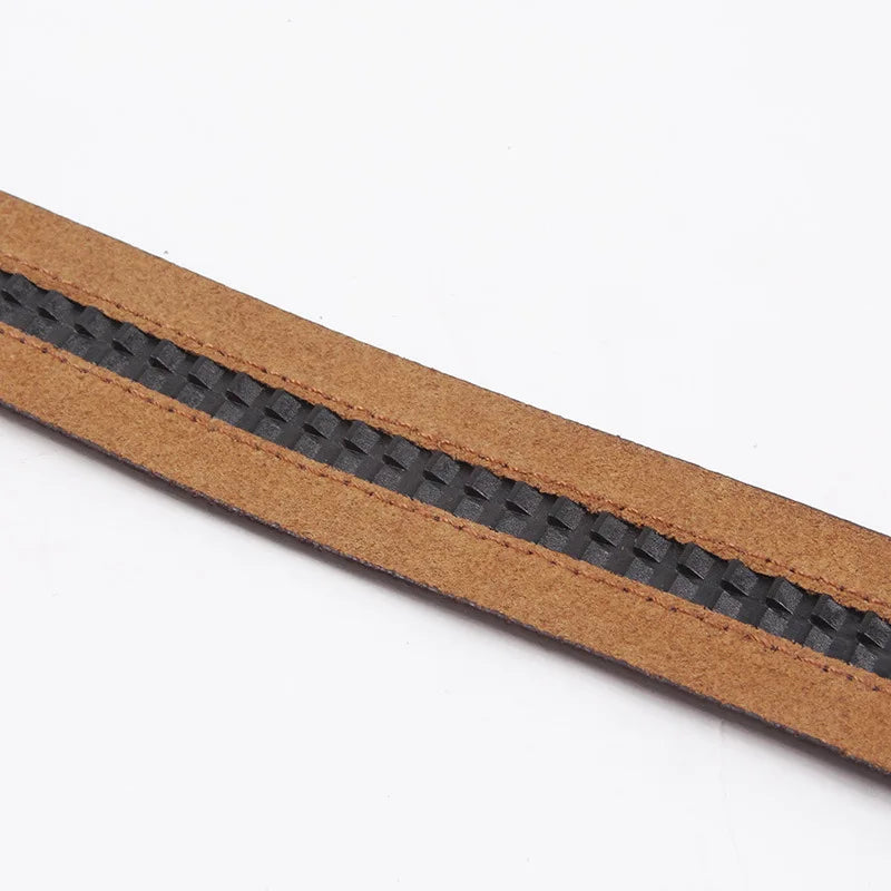 100 120 130 140 150 160cm Cowskin Belts Without Buckle 3.5cm Wide Real Genuine Leather Belt Body Men Large Size Belt No Buckle