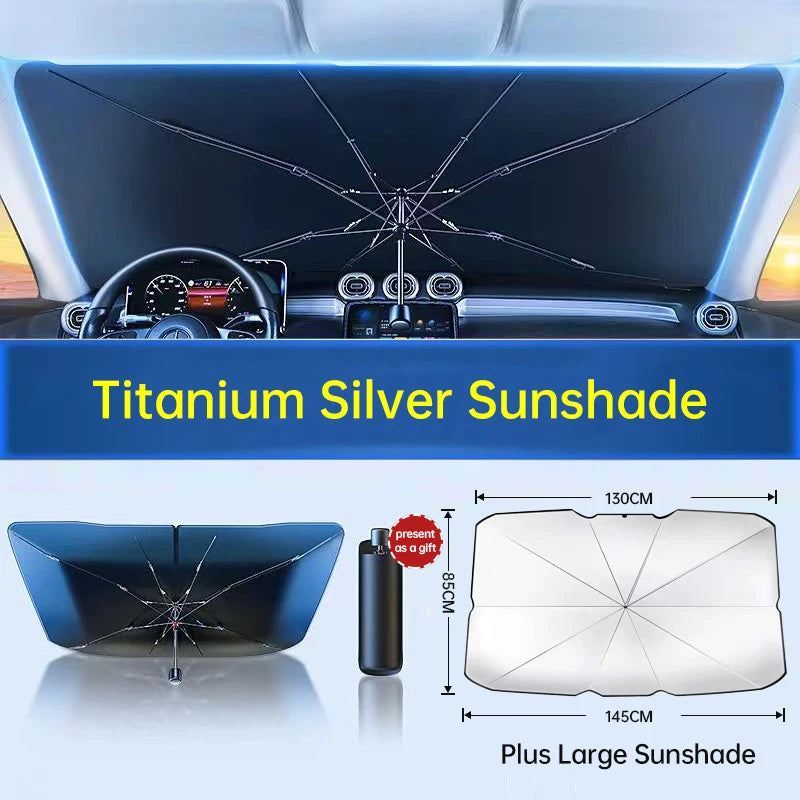 For Ford Focus 2 3 F150 Ecosport C-Max S-Max Ka Mondeo Kuga Galaxy Fiesta Eage Car Windshield Sunshades Front Shading Umbrella