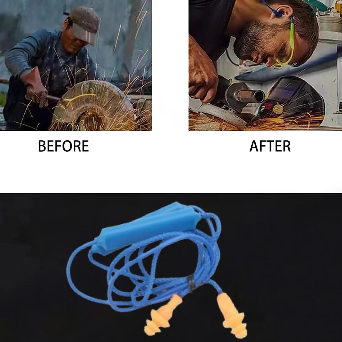 Ear Plugs Bluetooth Earphone for Work, Noise Suppression, Hearing Protection,Construction Sites, Noisy Environments Dropshipping