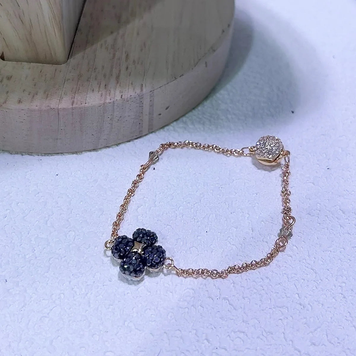 2026 New Trend Fine Jewelry Set Original Charm Luxury Lucky Grass Crystal Fashion Necklace Ring Earrings Romantic Gift for Women