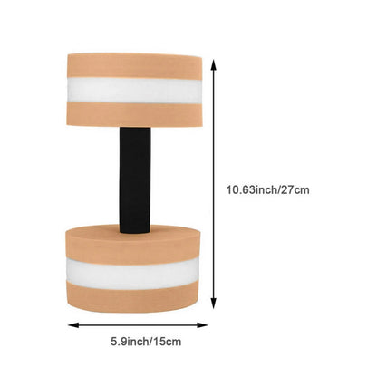 Multicolor Water Dumbbell Pool Exercise Floating Dumbbell Aquatic Exercise Dumbbells Water Sports Aerobic Fitness Equipment