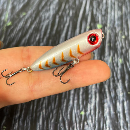 1pcs 45mm 3g Sinking Pencil Fishing Lures Mini Popper Walking Dog Artificial Hard Bait Pesca Wobbler Swimbait Tackle Accessories