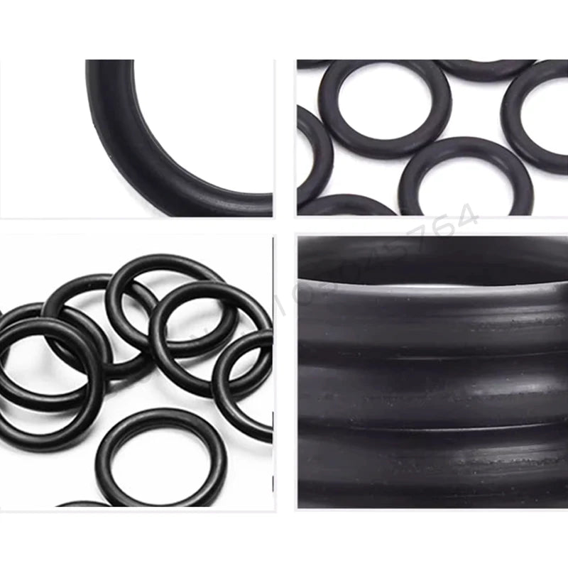 10pcs/lot G1/4 Universal Water Cooling Fitting Rubber Ring Seal Silica Gel O-Ring Black Luminous