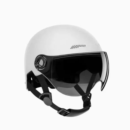Motorcycle Open Face Helmet with Visor, Safety Scooter Helmet for Electric Bike & Cycling