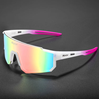 SCVCN Cycling Glasses Bike Sunglasses Men UV400 Eyewear Sports MTB Outdoor Goggles Bicycle Women Sunglasses Multi Color Riding