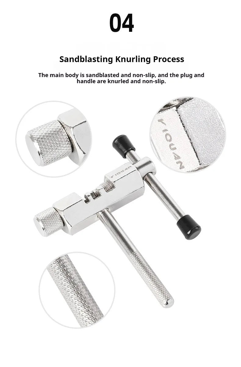 Mountain Bike Chain Cutter Chain Unloader With Nickel Plated Top Pin All Steel Chain Remover Road Bike Chain Removal Tool