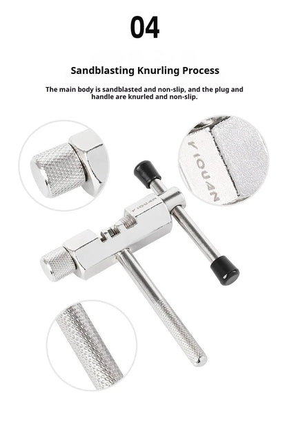 Mountain Bike Chain Cutter Chain Unloader With Nickel Plated Top Pin All Steel Chain Remover Road Bike Chain Removal Tool