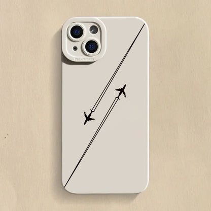 Travel-nspired Airplane Route Desian Phone Case For Xiaomi Mi 14 13 12T 13T 11T Pro 11 Lite 5G NE Poco F6 F5 X5 Pro Soft Cover