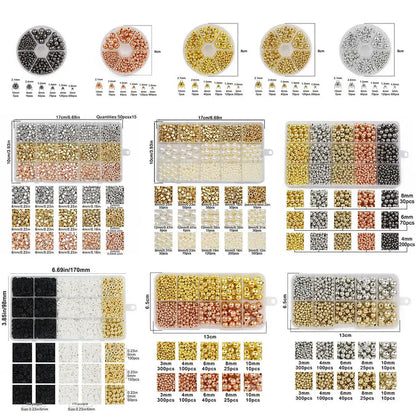 CCB Craft Kits A Variety of Styles Sizes—Handmade DIY Jewelry Making Materials Accessories for Bracelets Necklaces Other Jewelry