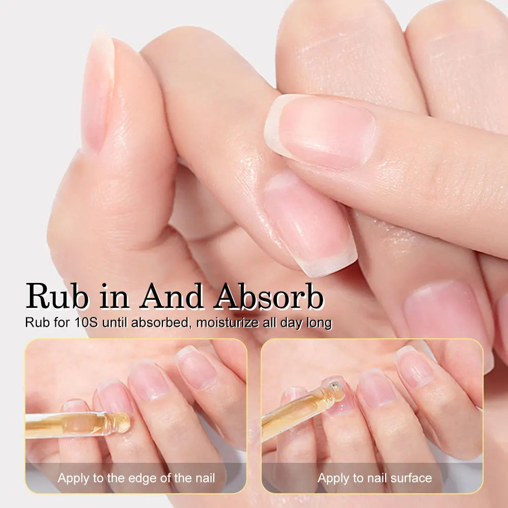 Nail Art Nutrition Liquid Hydrating Natural Dried Flower Nutrient Prevent Agnail Cuticle Soften Oil Treatment Nail Care