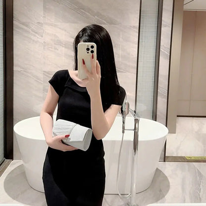 Fashion Ladies Luxury Sequins Clutches Evening Bags Glitter Banquet Handbags Women Chain Shoulder Bag Dinner Bag Wedding Party