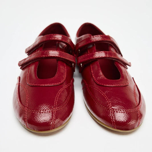 Women Flats Summer 2025 Trend Shallow Loafers Mary Jane Ballet Shoes Women Casual Comfort Dress Sneakers Women Zapatos De Mujer