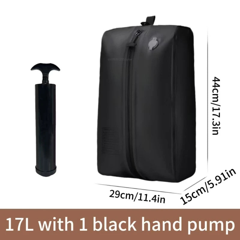Vacuum Storage Bags Travel Essentials Suitcases Clothes Organizer Packaging Bag  Reusable Vacuum Compression Bag with Pump