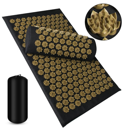 Massage Cushion Yoga Acupressure Mat Acupuncture Massage Mat Relieve Stree Back Body Pain Spike Mat Foot Massager Shakti Mat