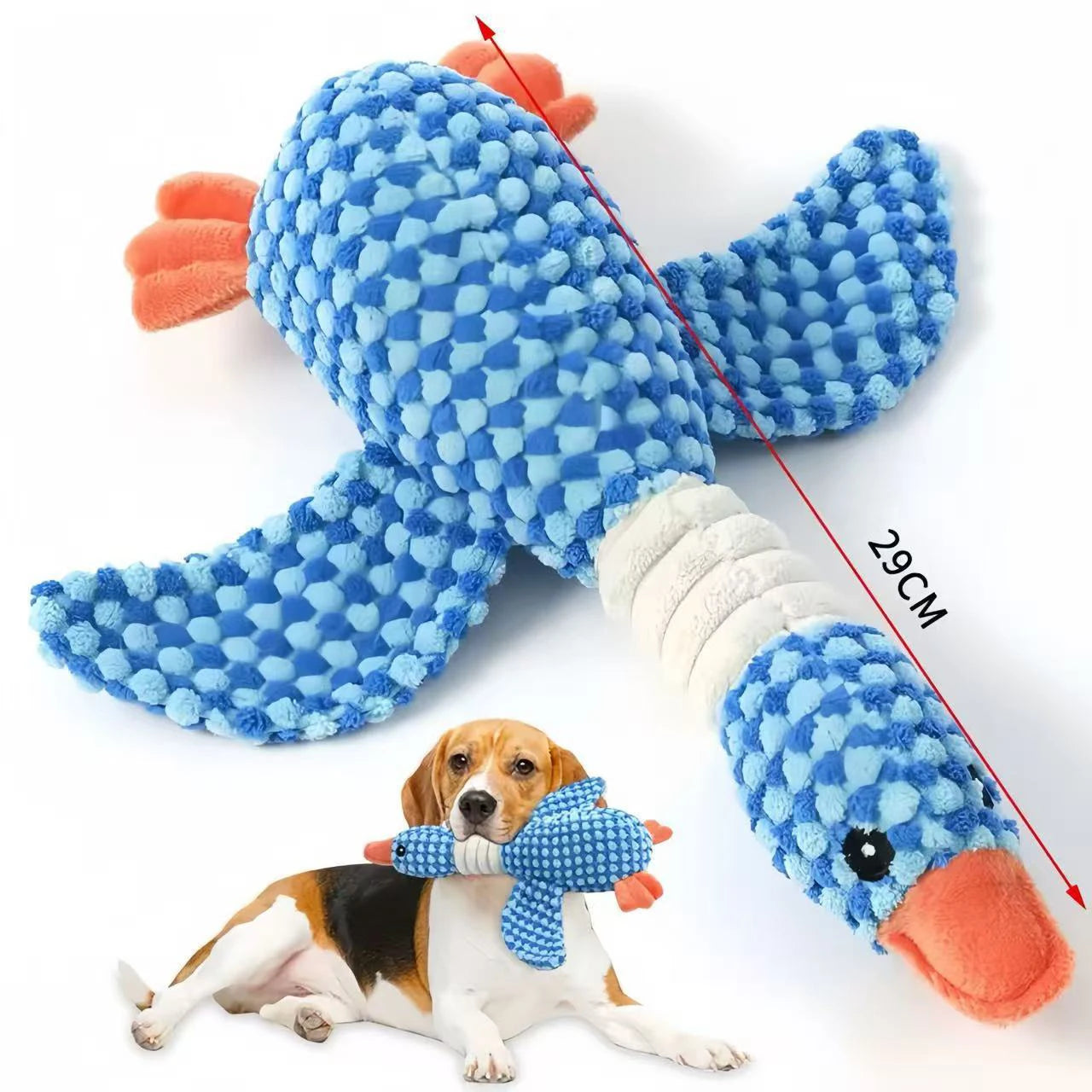 Pet Vocalizing Wild Goose Toy, Dog Chewable Teething Stick, Boredom Relieving Plush Doll, Small Dog Universal Product