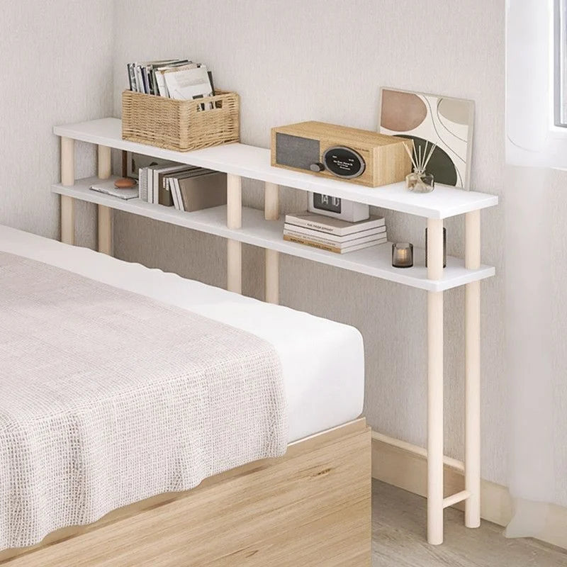 Multi-Functional Storage Rack Bedside Narrow Gap Table Small Family Bedroom Desk Sofa Table Modern Wooden Storage New Arrival