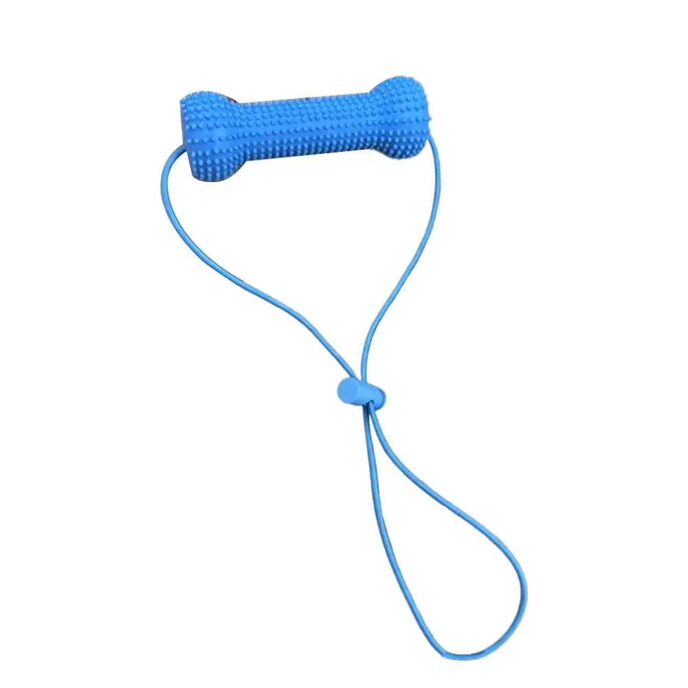 1/2PCS Pets Dog Chew Toys with Rope – Teeth Cleaning & Gum Massage, Durable TPR Dental Stick for Training & Play Pet Dental Care