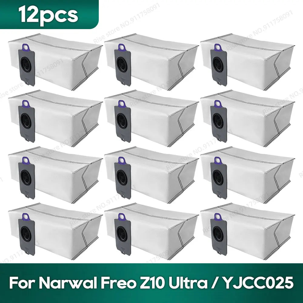 Compatible for Narwal Freo Z10 Ultra / YJCC025 Accessories Roller Brush Hepa Filter Dust Bag Mop Cloth