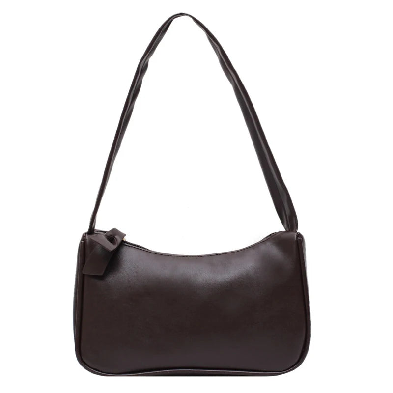 Women Underarm Bag Fashion PU Leather Crossbody Bag Trend Handbag Girl Small Shoulder Bags