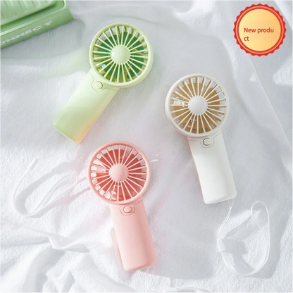 Portable Mini Handheld Fan, Pocket Size Lightweight AA Battery Powered Small Fan Creative Convenient Air Cooler For Home Outdoor