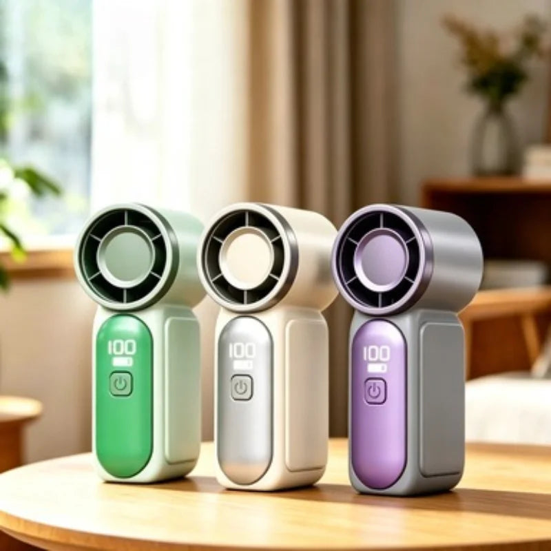 Portable Fan Convenient Creative Mini Fan Pocket Hand-held Fans Lightweight Suitable for Travel Camping Outdoors Air Coolers New