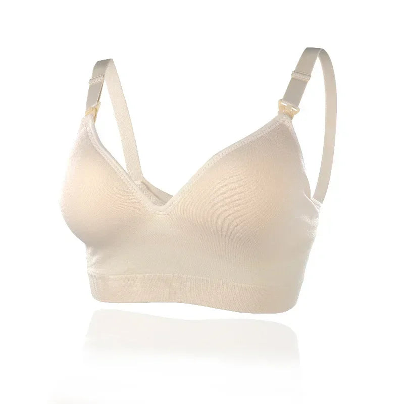 Maternity Bras Wirefree Nursing Bra Pregnancy Clothes Prevent Sagging Breastfeeding Women's Breathable Bra