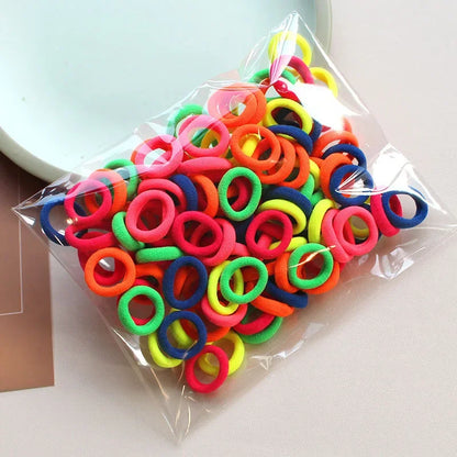 2pc Pet Supplies 100pcs/set Elastic Pet Hair Band Dog Grooming Accessories Bow with Hair Bands for Dogs Headwear Puppy Cat Bow