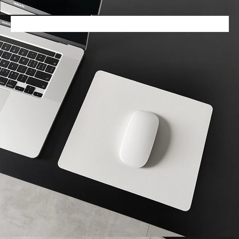Small PU Mouse Pad NonSlip Professional Gaming Desktop Mouse Pad Waterproof Anti-Scratch Easy To Clean Mat For PC Laptop Desktop