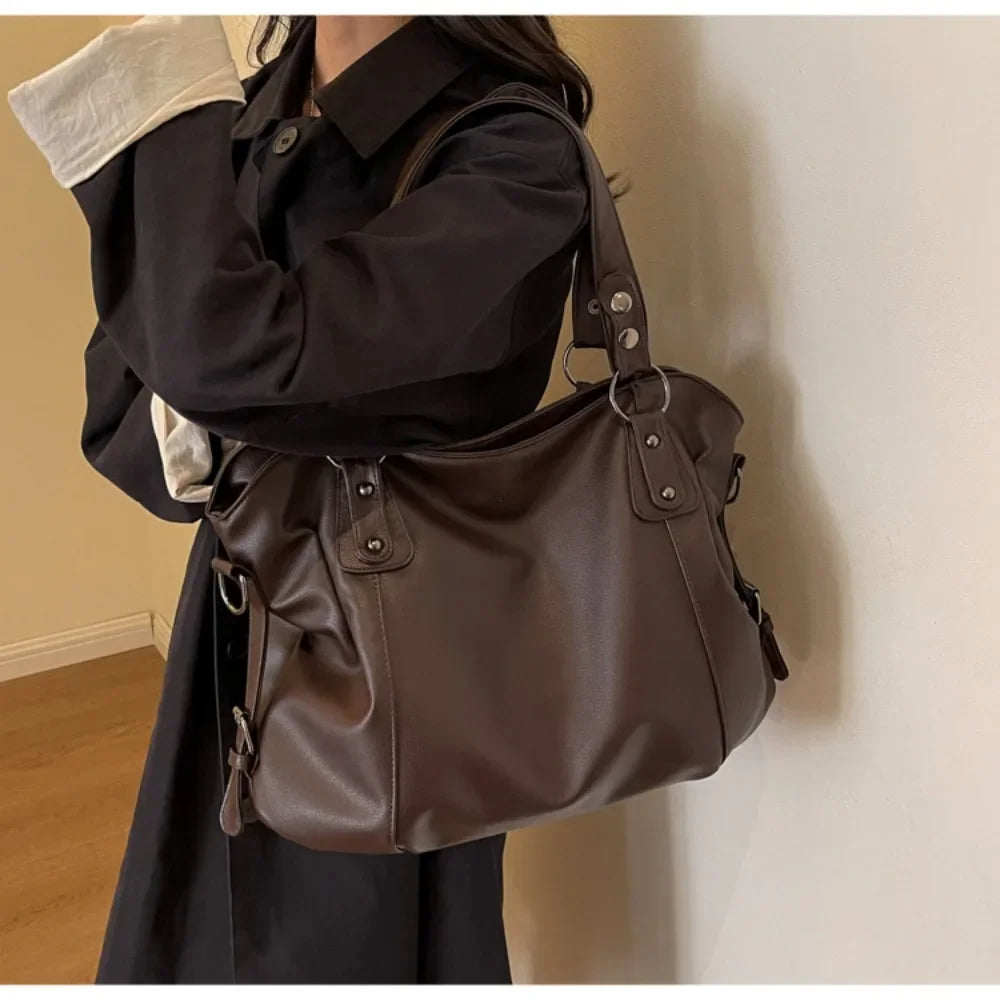 Female Hobo Handbag Large Capacity Shoulder Bags Big Stylsih Tote Bag Ladies Soft Leather Hobos Messenger Bags Women Сумочки