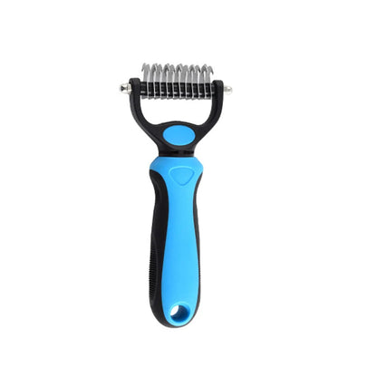 Dog Cat Grooming Brush Deshedding Tool Double-sided Deshedding Comb Gentle Pet Grooming Tool Pet Supplies