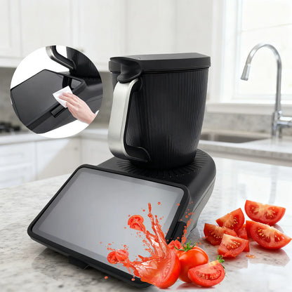 For Thermomix TM7 Screen Border Protection, HD Clear Tempered Glass Easy Installation Kitchen Accessories