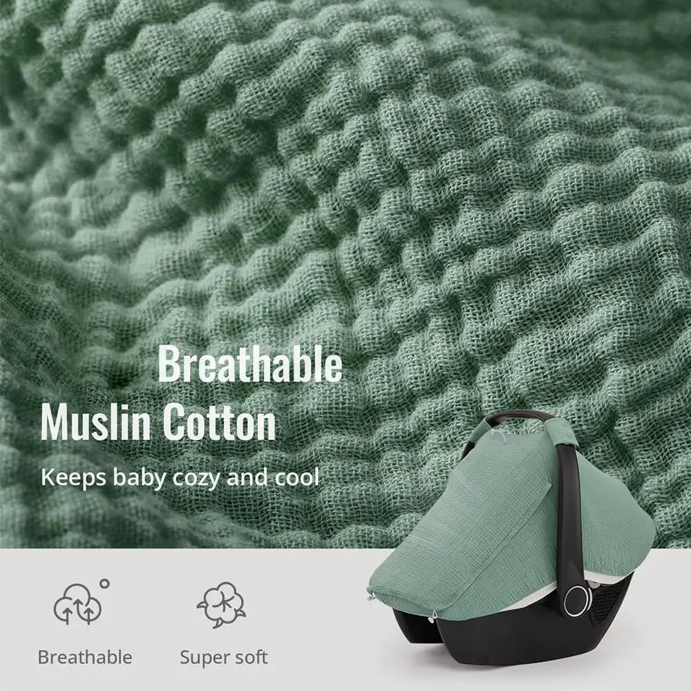 Hot Breathable Baby Car Seat Cover Multi-use Convenient Infant Car Seat Cover Canopy for Breastfeeding
