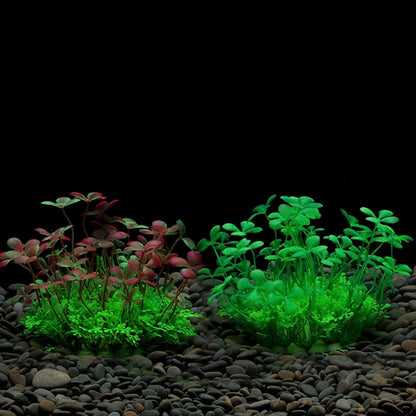 Artificial Underwater Plastic Plants Aquarium Fish Tank Aquatic Fake Shrub Green Weeds Water Grass Viewing Simulation Decoration
