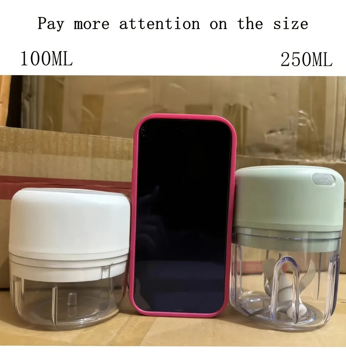 Meat Grinder, Vegetable Chopper, Electric Garlic Chopper, USB Rechargeable Mini Chopper, Small Food Processor, Vegetable Mixer