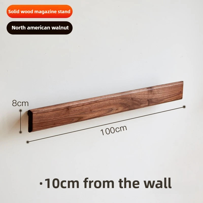 Living Room Wooden Wall Shelves Mount Storage Organization Magazines Wall Shelves Bedroom Walls Shelf Racks Home Decorations