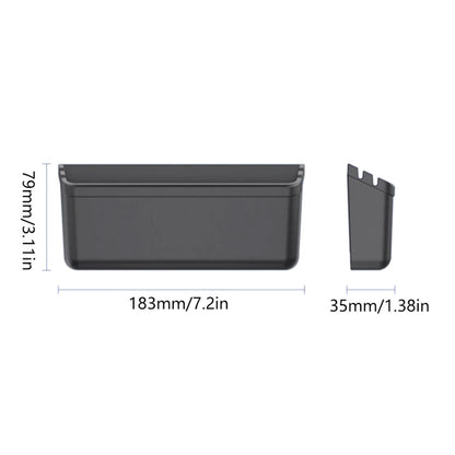 Car Organizer Car Storage Box Organizer Holder Pocket ABS Big Capacity Cable Car Door Side Storage Box High Quality Organizer