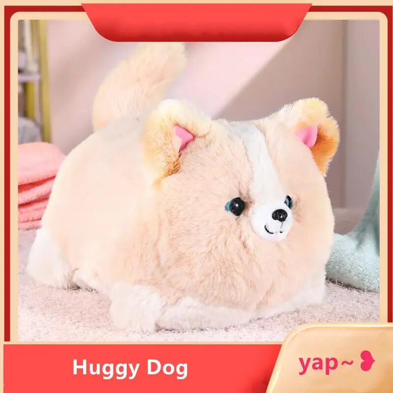 Cute Plush Toys Simulation Cat Dog Interactive Kids Huggy Pets Speak Electronic Accompanied Toy Children Gifts Birthday Awards