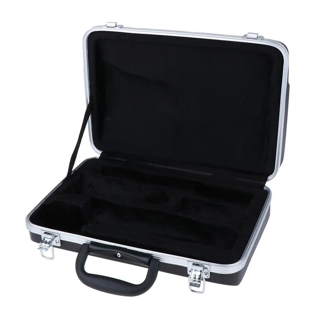 Clarinet Carrying Suitcase Box ABS Material Suspension Padding Accessories Bag for Music Instrument Storage